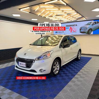 PEUGEOT 208 1.5 ALLURE 8V FLEX 4P MANUAL PEUGEOT 208 1.5 ALLURE 8V FLEX 4P MANUAL